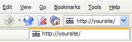  Favicon en Firefox y navegadores basados ​​en Mozilla 